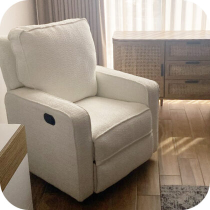 Mecedora DULCE | Reclinable Manual | Gira 360 |